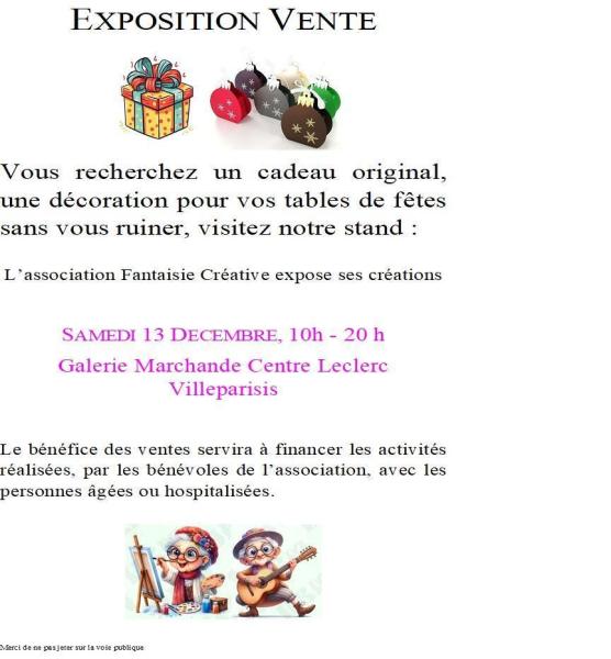 Exposition vente Fantaisie créative