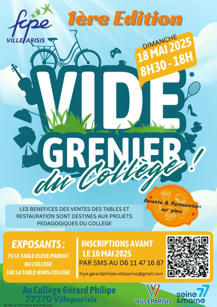 Vide grenier collège Gérard Philipe