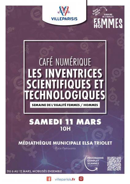 Café numérique - les inventions scientifiques et technologiques féminines