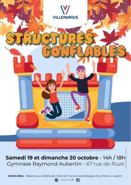 Structures gonflables automne