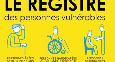 Registre des personnes vulnérables