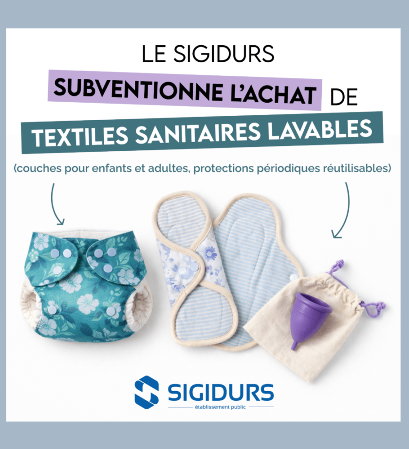 Textiles sanitaires lavables
