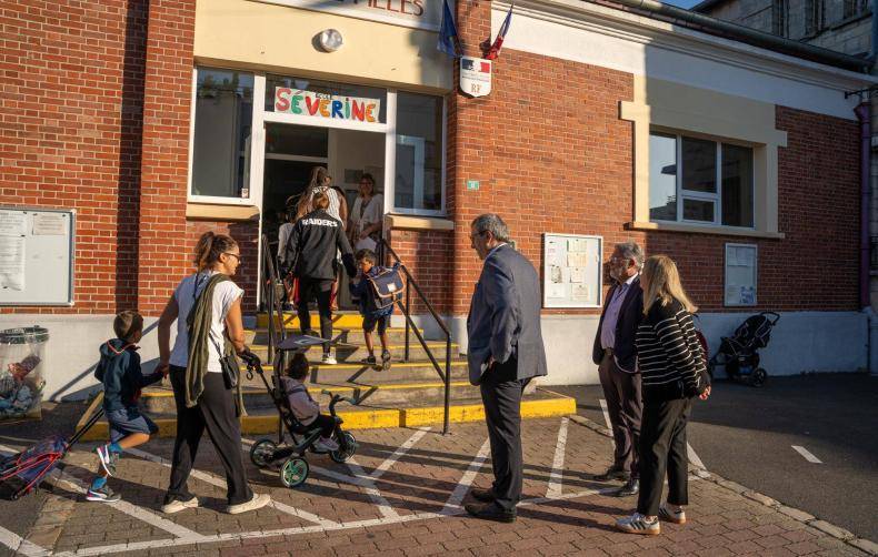 Rentrée scolaire à l'école Séverine