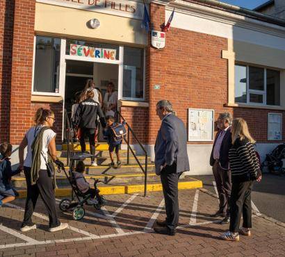 Rentrée scolaire à l'école Séverine